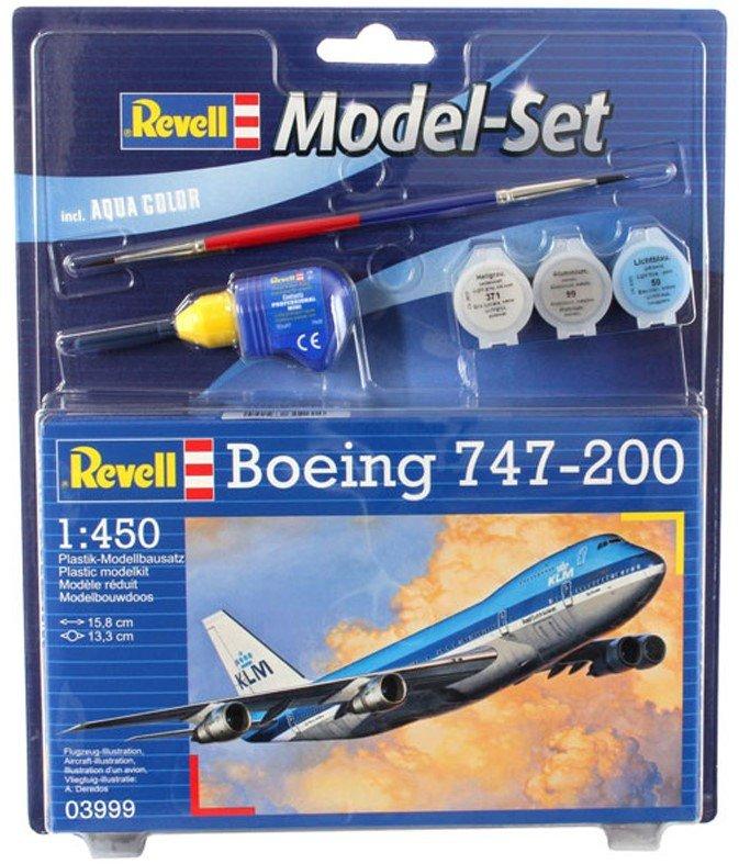 Revell  Boeing 747-200 1:450 Montagesatz Flugzeugzelle 