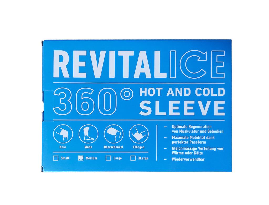 Revitalice  REVITALICE Ice Sleeve, Pacchetto di raffreddamento portatile per la caviglia, L 