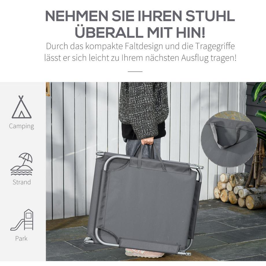 Outsunny Chaise longue  