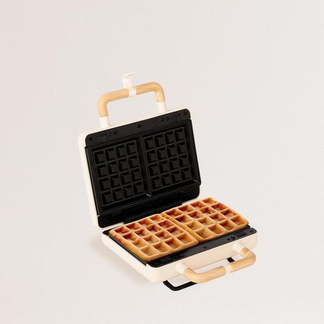 CREATE STONE 3 IN 1 STUDIO - Sandwich- und Waffeleisen mit austauschbaren Tellern - crema  
