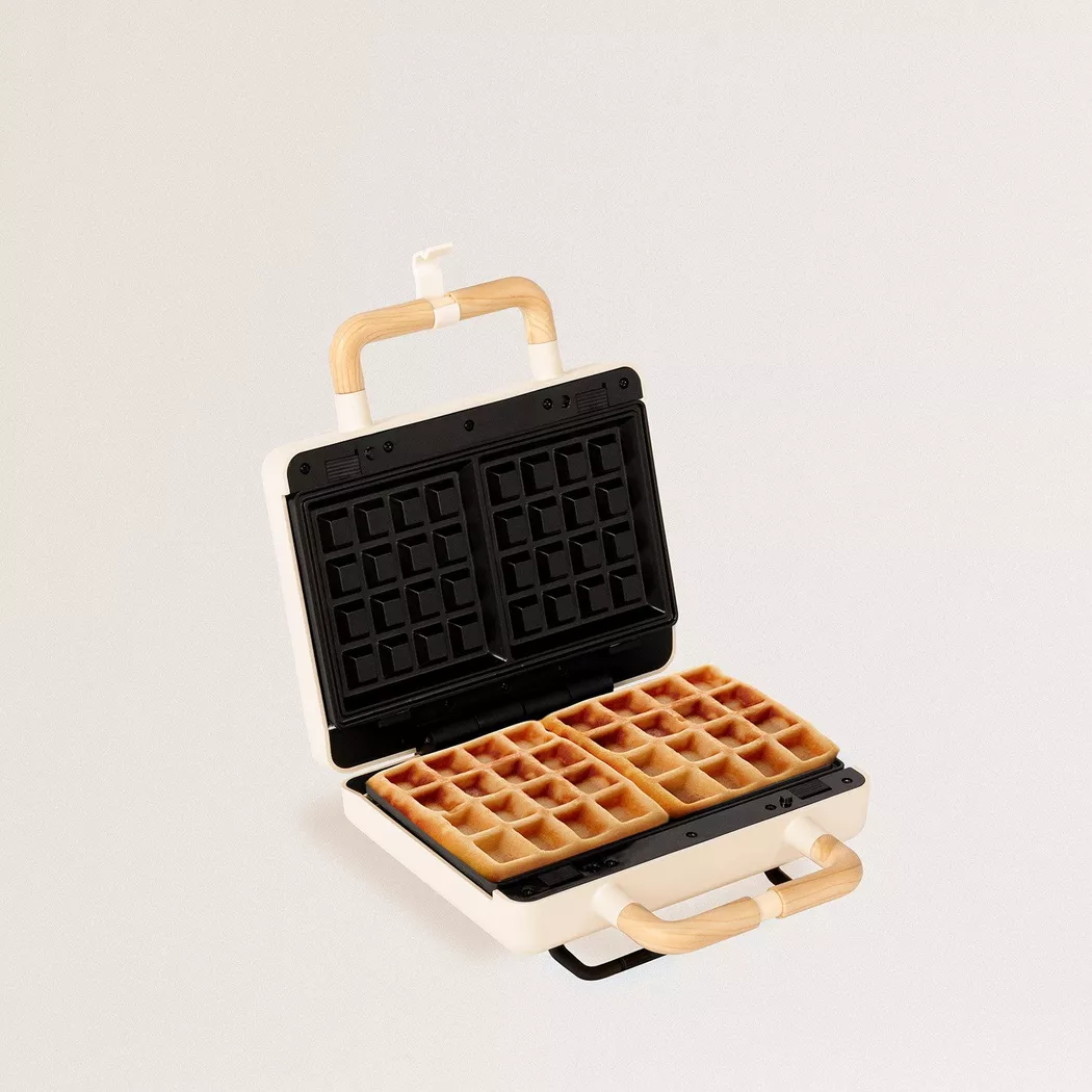 CREATE – STONE 3 IN 1 STUDIO Sandwich- und Waffeleisen mit austauschbaren Tellern crema, Vanilla
