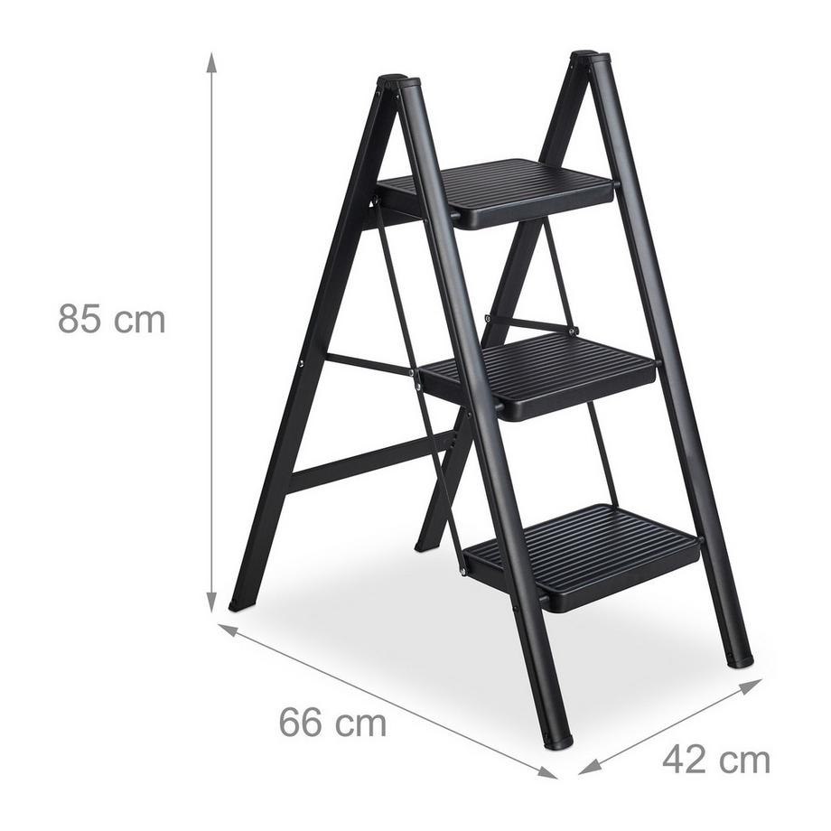 Northix  Escabeau pliant en acier 
