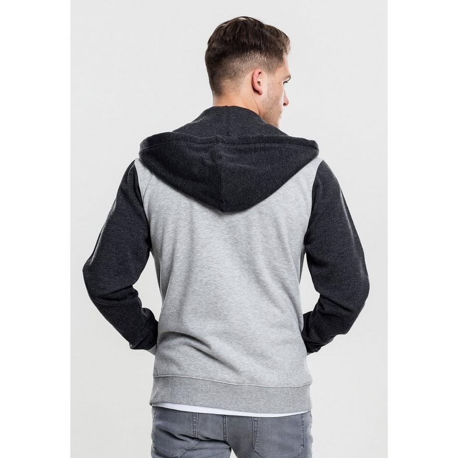 URBAN CLASSICS 3-Tone Sweat Zip Hoodie  