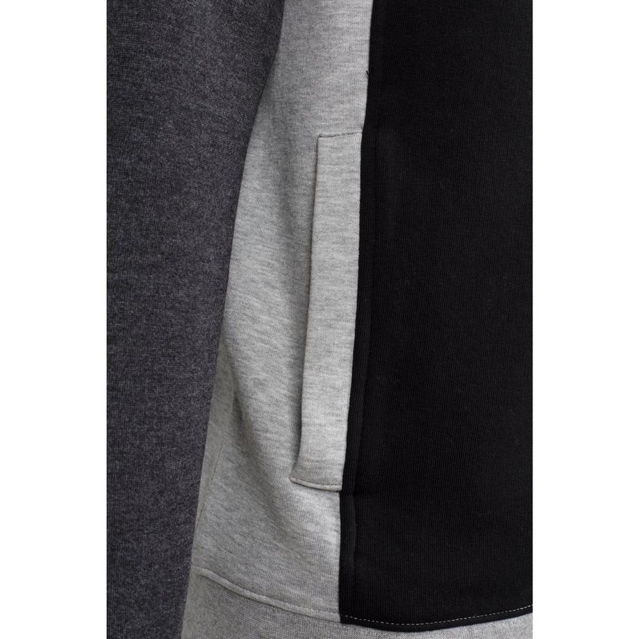 URBAN CLASSICS 3-Tone Sweat Zip Hoodie  