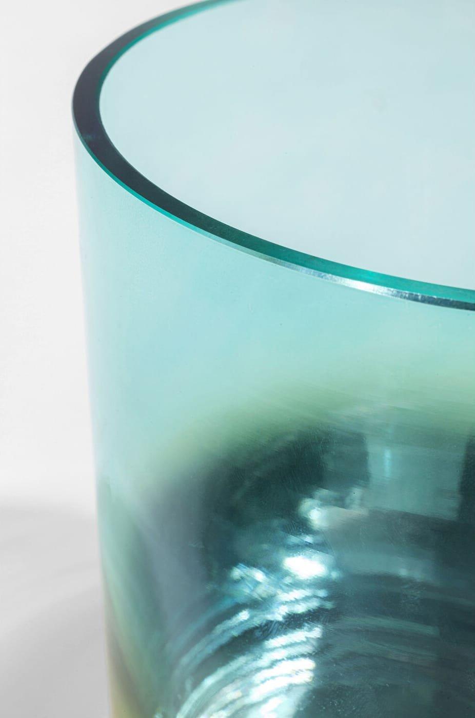 KARE Design Vase lueur turquoise 20  