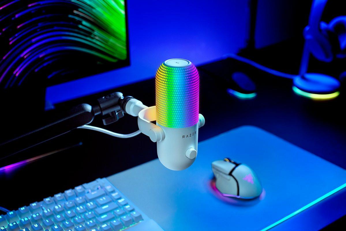 RAZER  Razer Seiren V3 Chroma Bianco Microfono per PC 