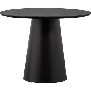 mutoni Table à manger Nena noir 102x102  