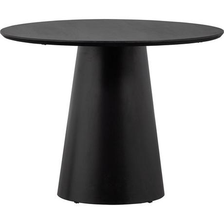 mutoni Table à manger Nena noir 102x102  