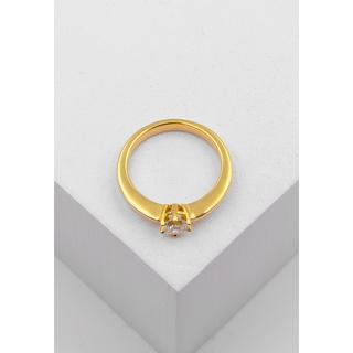 MUAU Schmuck  Solitaire Ring Diamant 0.40ct. Gelbgold 750 