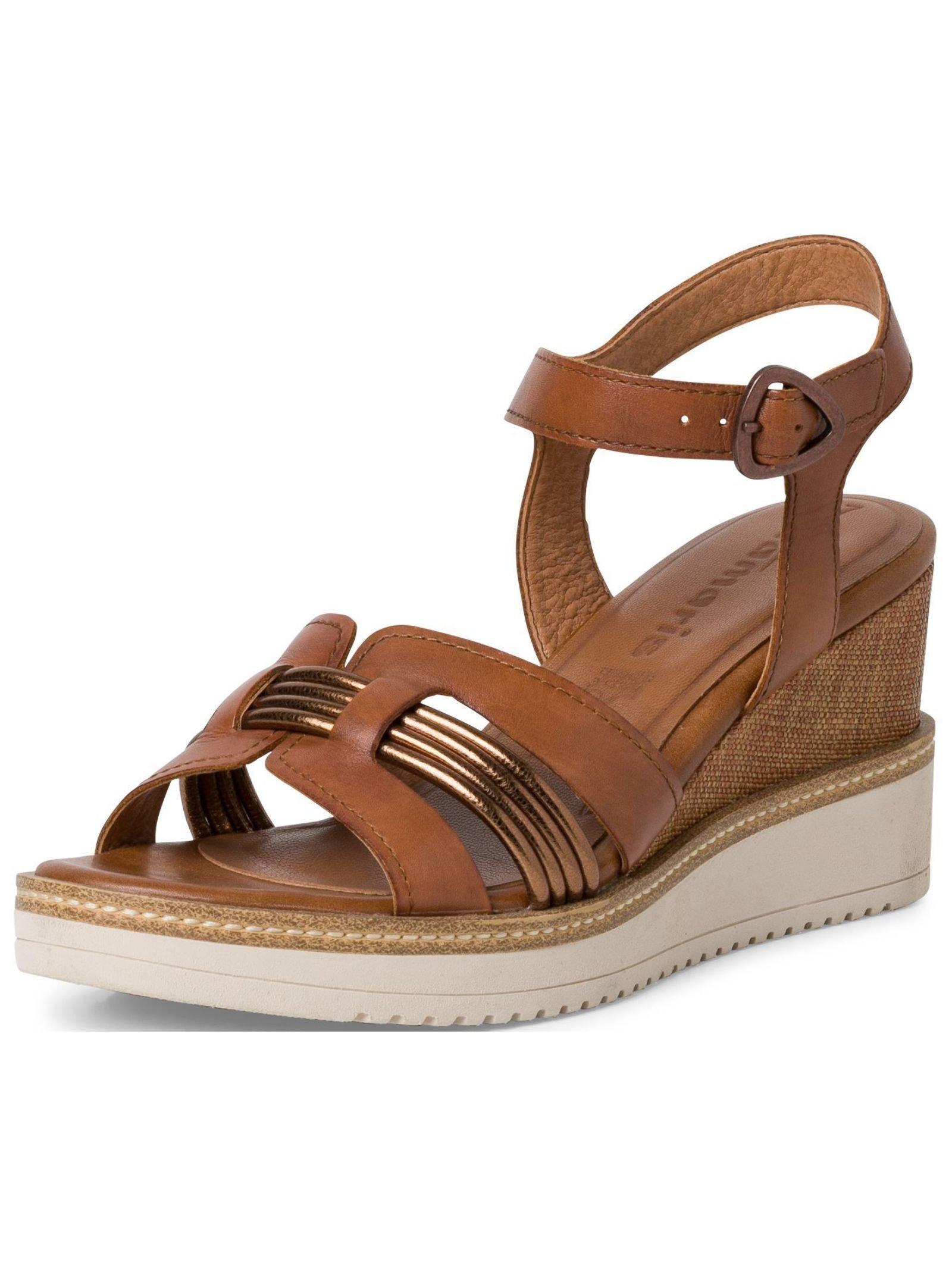 Image of Sandalen 1-1-28243-20 Damen Cognac 37