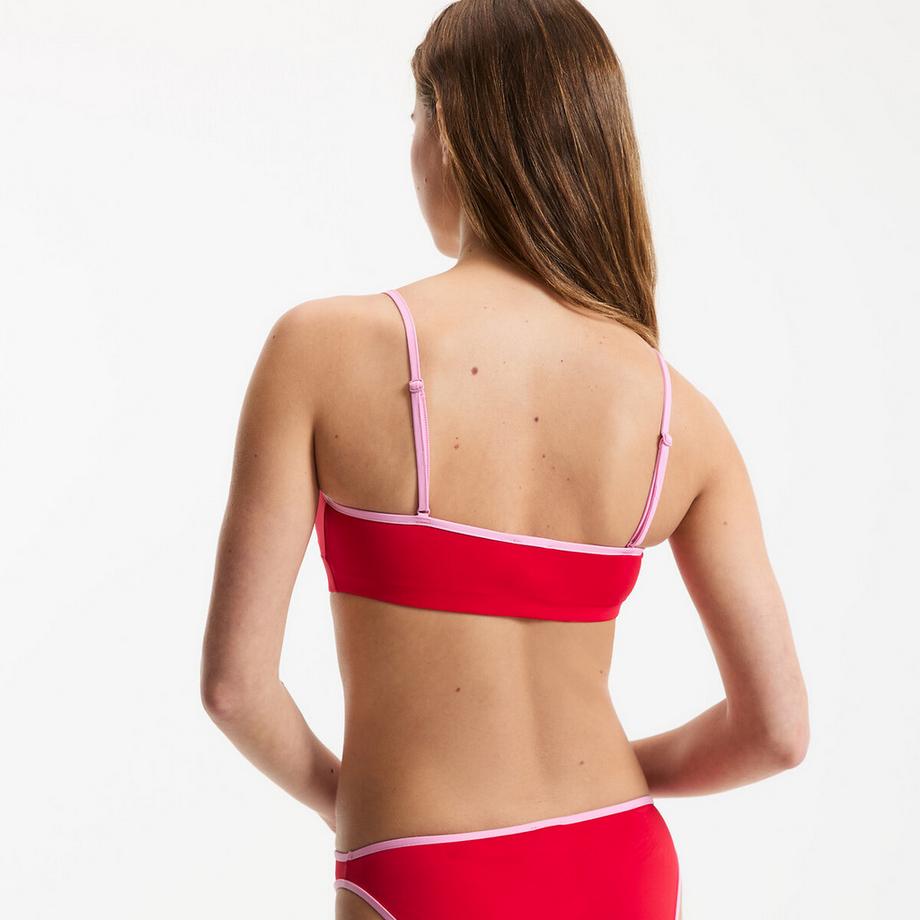 La Redoute Collections Haut de maillot de bain brassière biais contrasté  