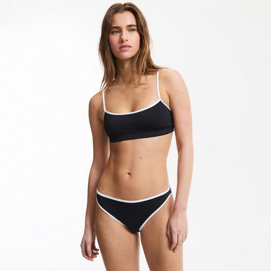 La Redoute Collections Haut de maillot de bain brassière biais contrasté  
