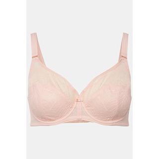 Ulla Popken  Reggiseno con ferretto, pizzo e coppa C-F 