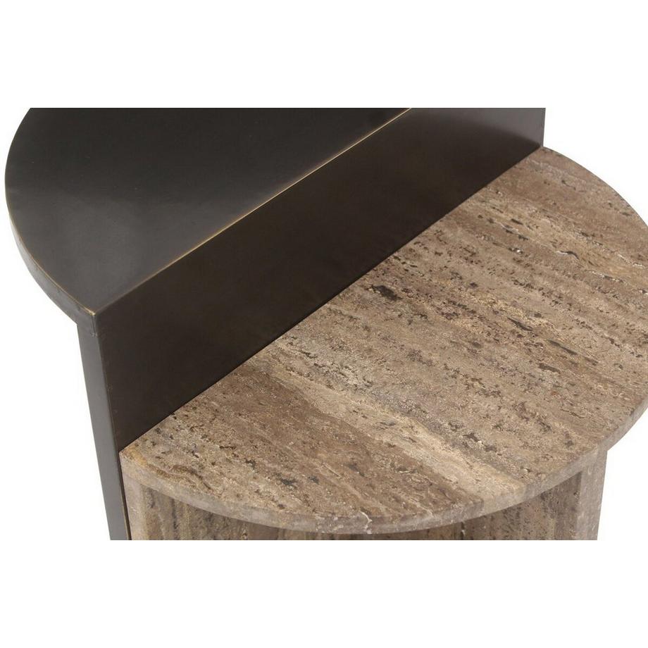 Richmond Interiors Table d'appoint Russo brown  