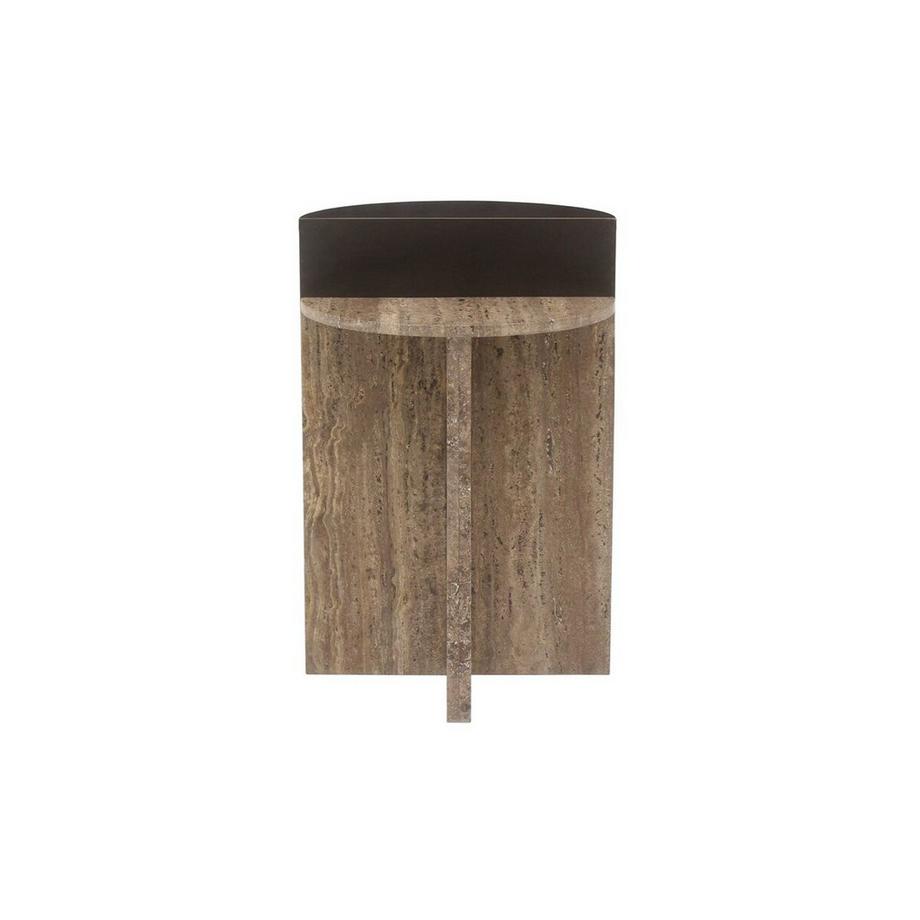 Richmond Interiors Table d'appoint Russo brown  