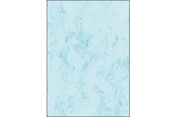 Sigel SIGEL Designpapier Marmor A4 DP551 200g, blau 50 Blatt  