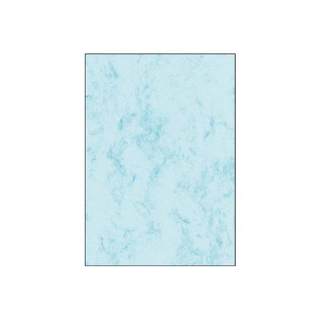 Sigel SIGEL Designpapier Marmor A4 DP551 200g, blau 50 Blatt  