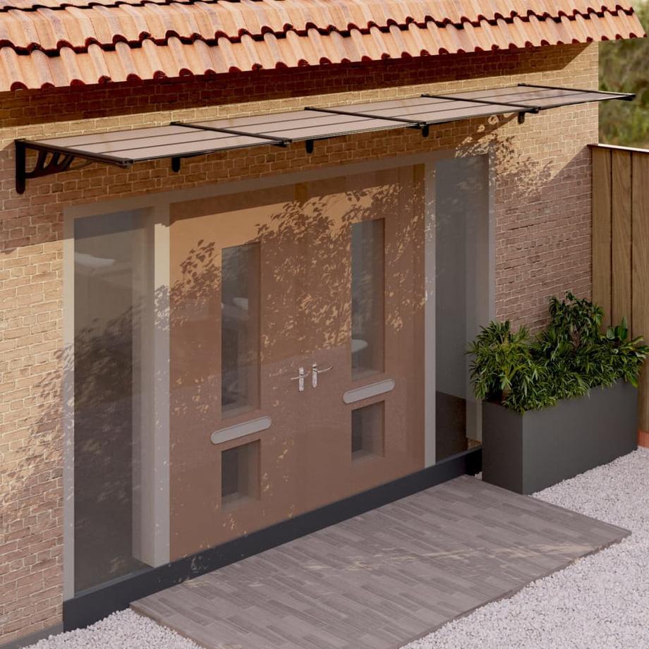 VidaXL tettoia per porta Policarbonato  