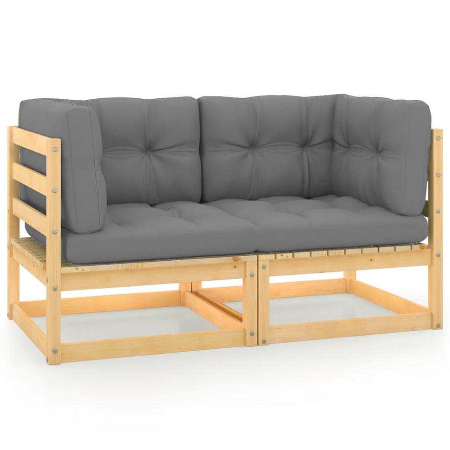 VidaXL 2-sitzer-sofa kiefernholz  
