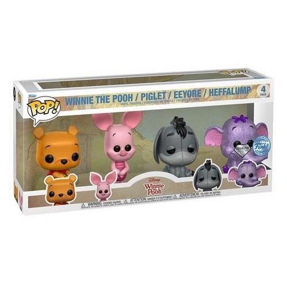 Funko POP! Disney: Winnie/Piglet/Eeyoret/Effa 4PK EXM DGLT