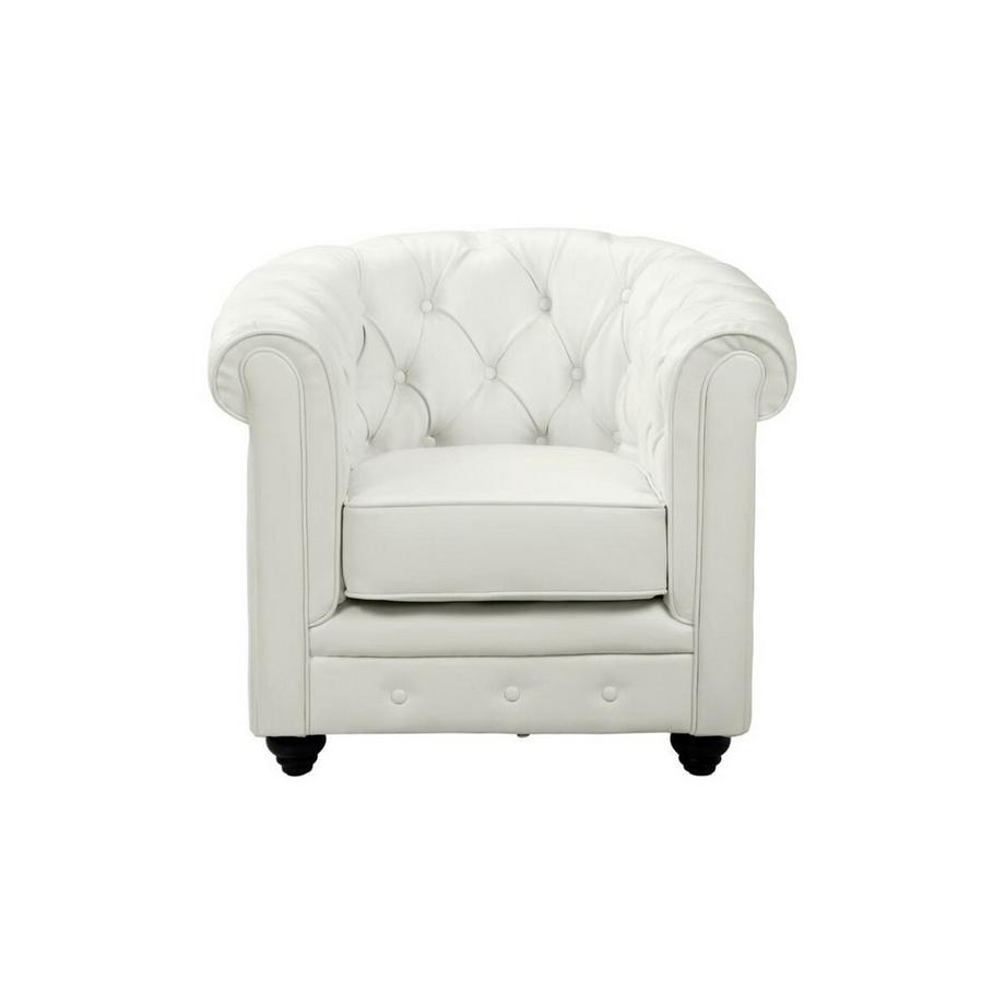 Vente-unique Couchgarnitur 3+1 CHESTERFIELD Kunstleder  