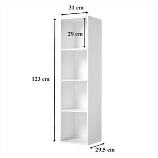 Calicosy Mobile 4 Scomparti - L31 x H122 cm  