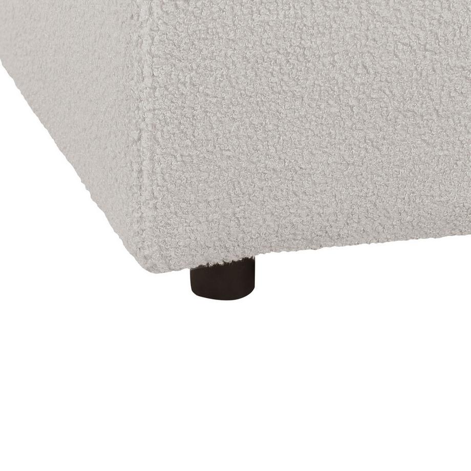 Beliani Ottomane aus Bouclé  FALSTERBO  