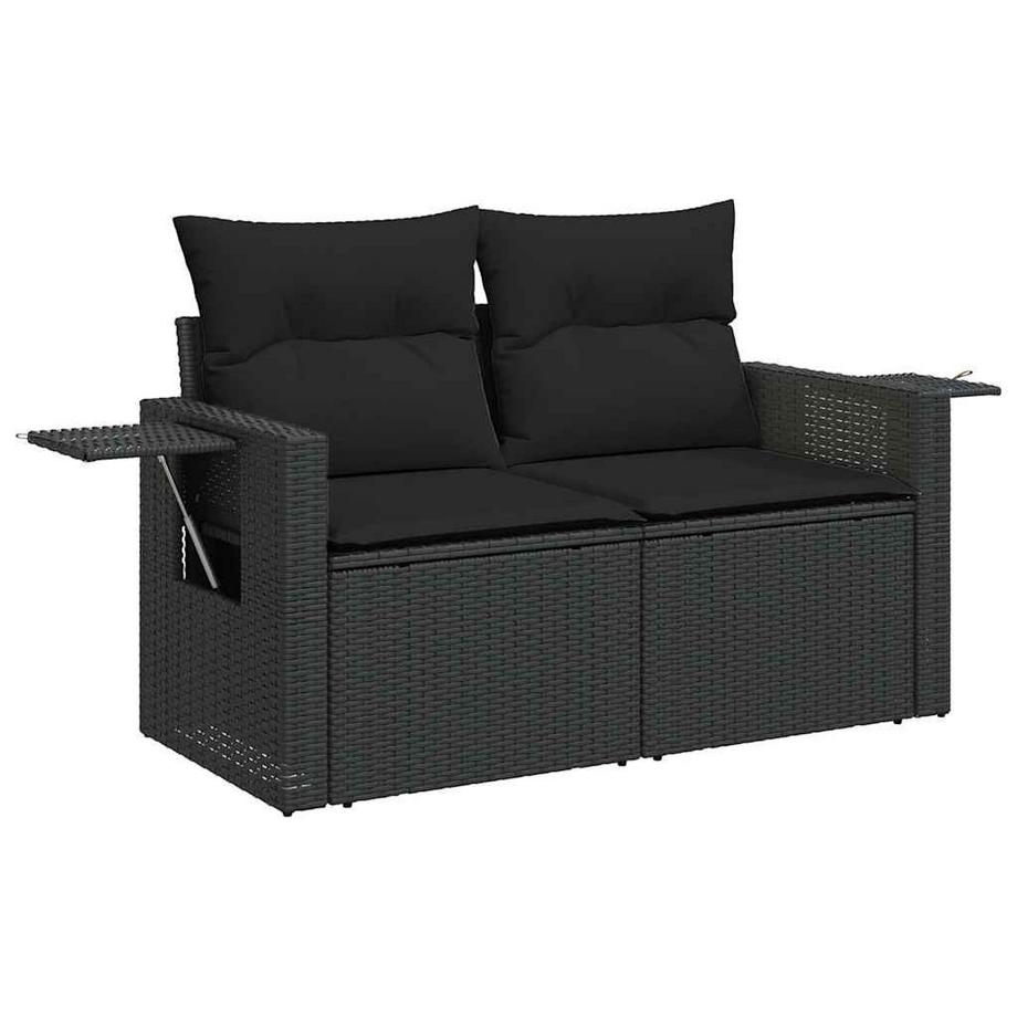 VidaXL set di divani da giardino Polirattan  