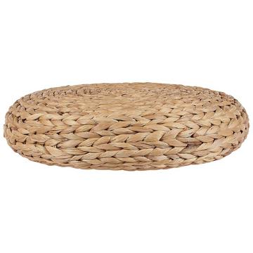 Pouf en Fibre de jacinthe d'eau Boho WAHOO