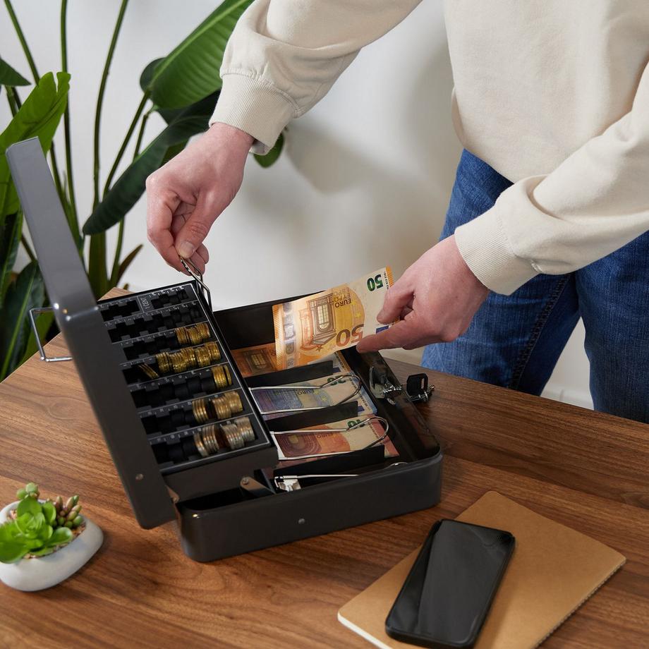 Northix  Kassenschublade mit Münzzählwerk 