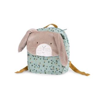 Moulin Roty  Rucksack Kaninchen grün, Trois Petits Lapins, Moulin Roty 