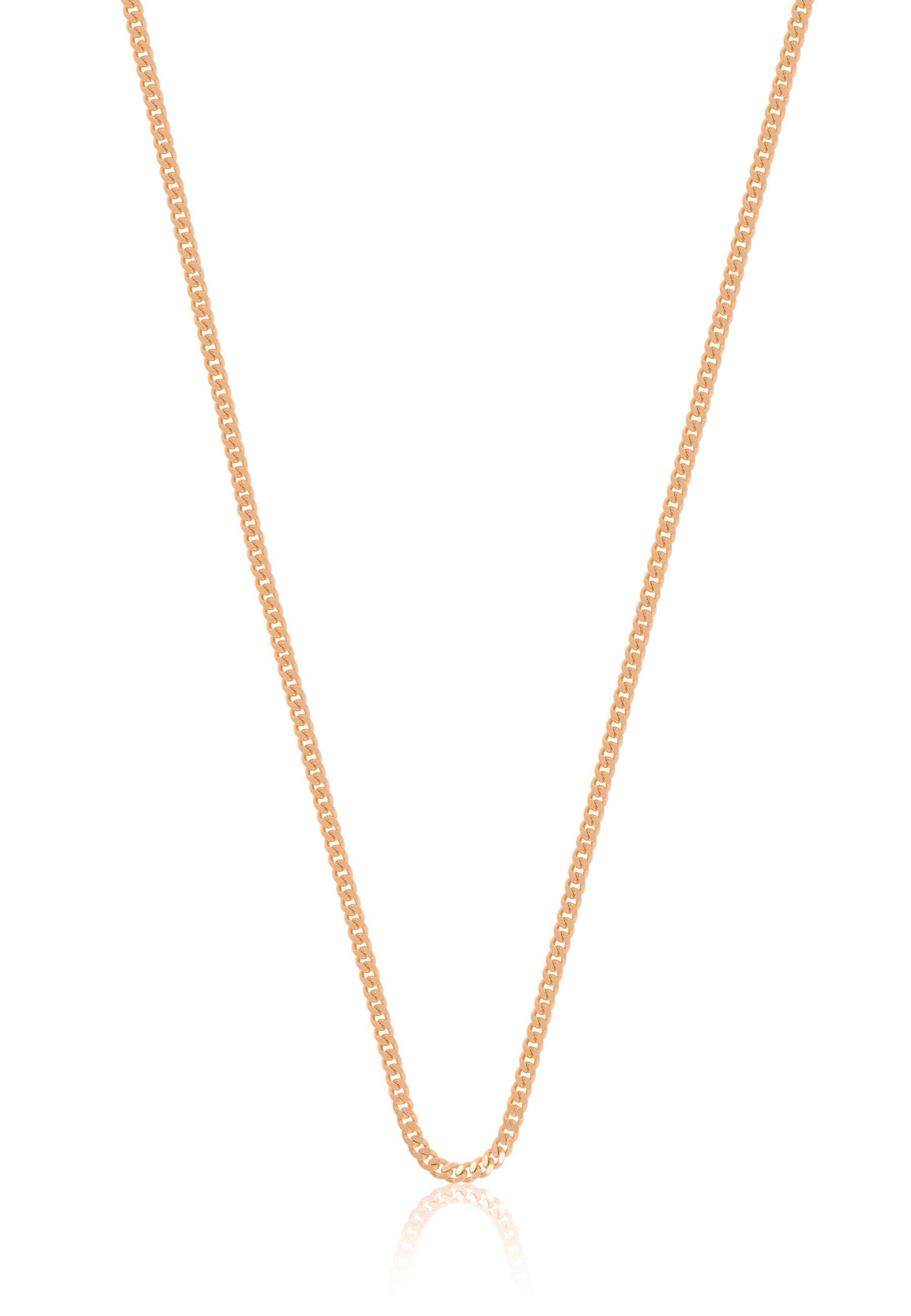 MUAU Schmuck  Collier Panzer Rotgold 750, 1.6mm, 42cm 