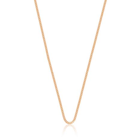 MUAU Schmuck  Collier Panzer Rotgold 750, 1.6mm, 42cm 