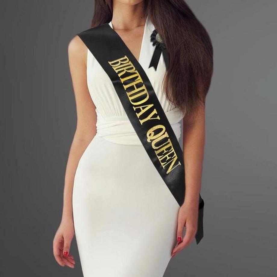 eStore  Band, Birthday Queen - Schwarz 