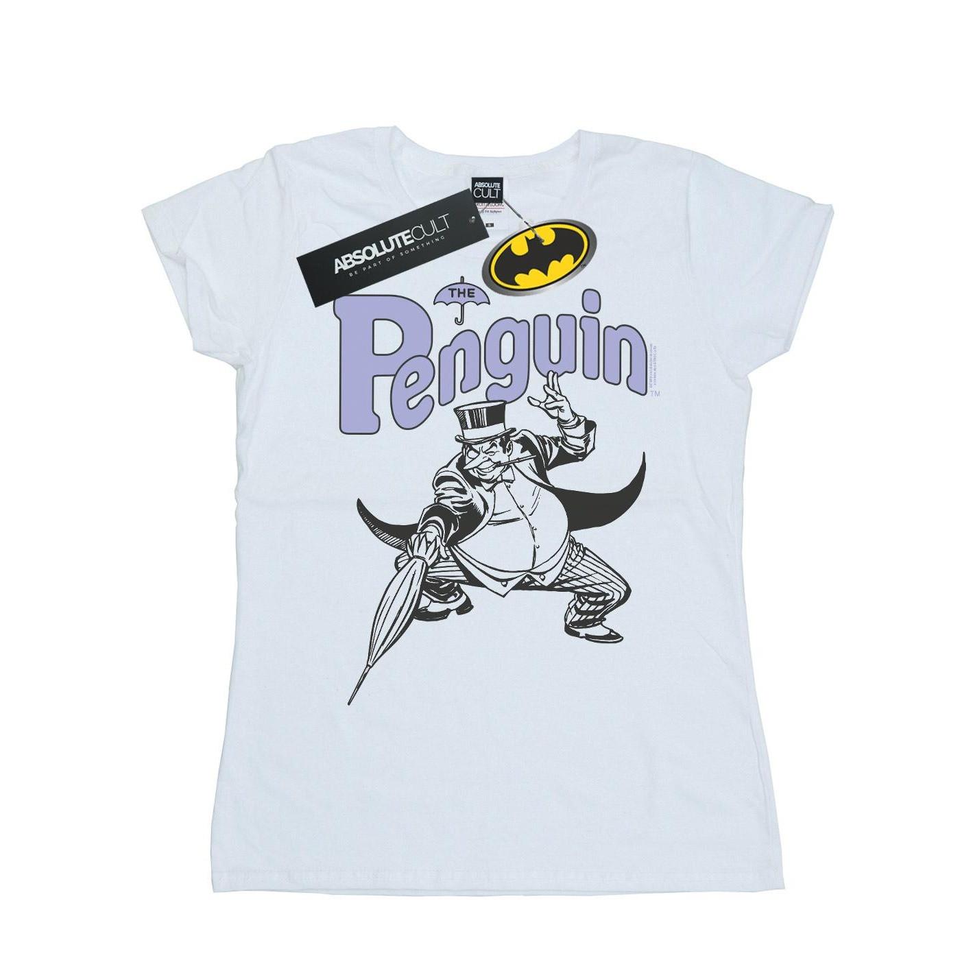 Image of Penguin Mono Action Pose Tshirt Damen Weiss XXL