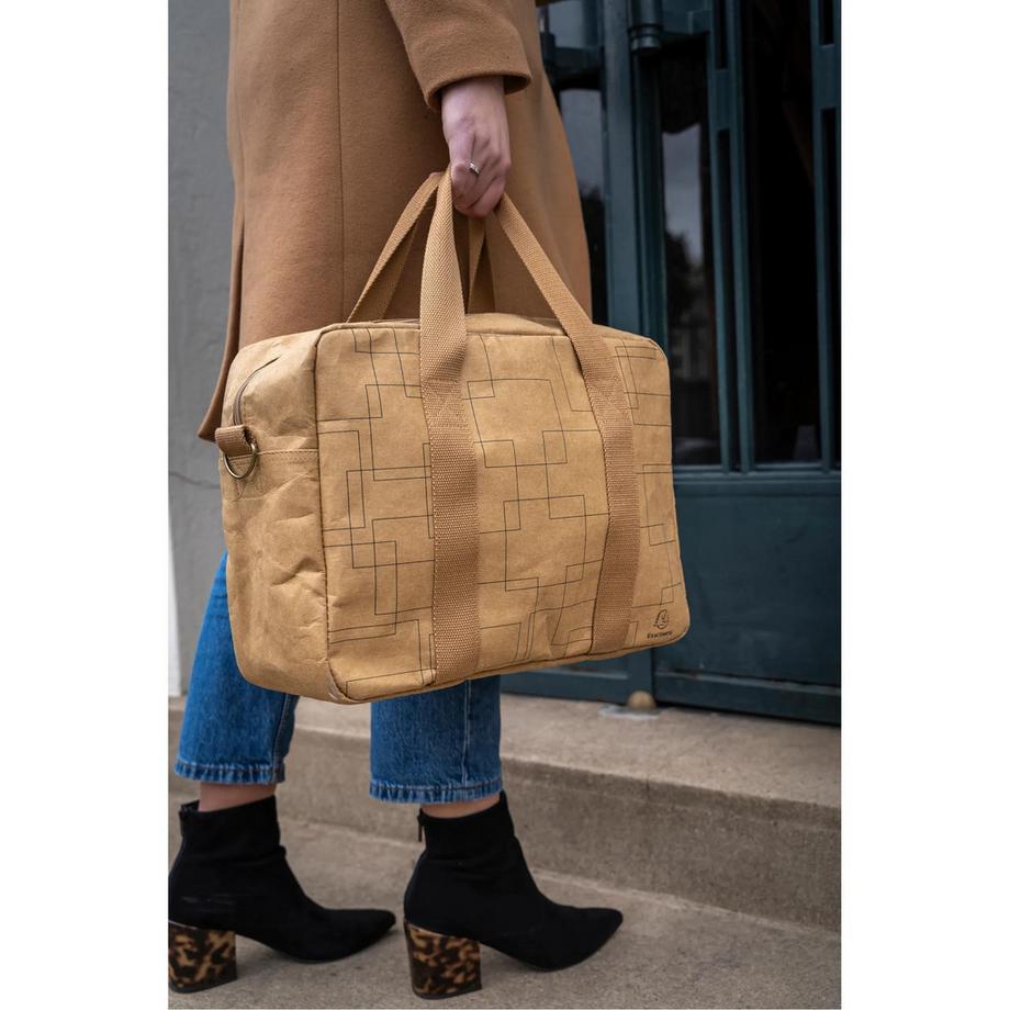 Exacompta Eterneco Borsa Effetto Pelle Carta 39x29x15cm  