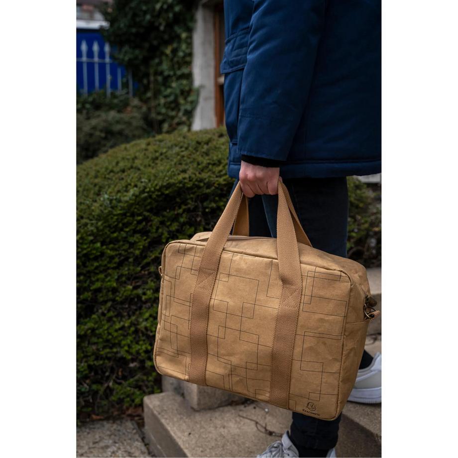 Exacompta Eterneco Borsa Effetto Pelle Carta 39x29x15cm  