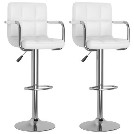 VidaXL Tabouret de bar cuir artificiel  