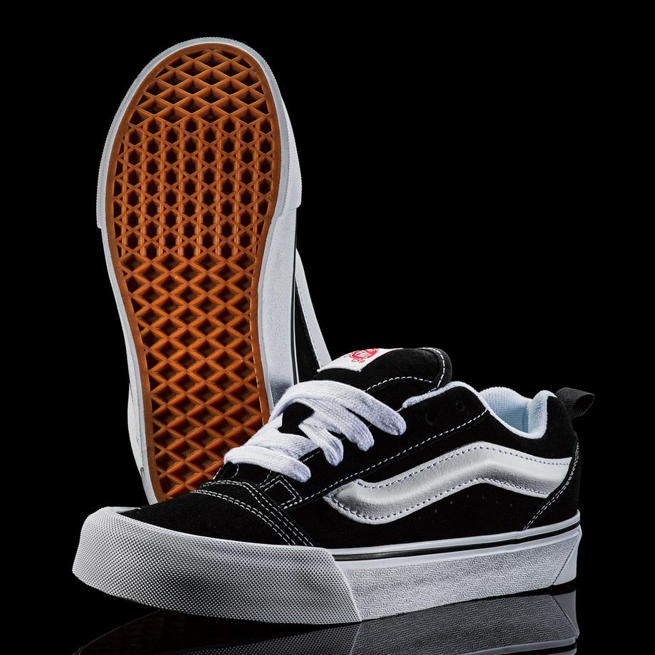 VANS Knu Skool Black White Sneakers  