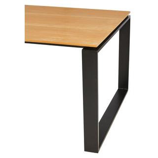 SCHOU Table de jardin MARTINUS polywood teck, 210x100cm  