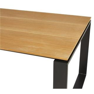 SCHOU Table de jardin MARTINUS polywood teck, 210x100cm  