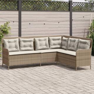 VidaXL Canapé de jardin rotin synthétique  