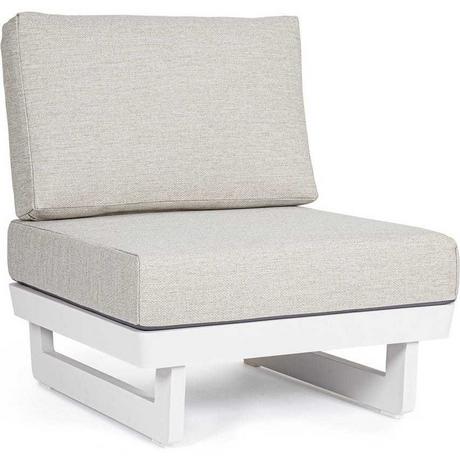 mutoni Chaise de jardin modulable Infinity blanc  