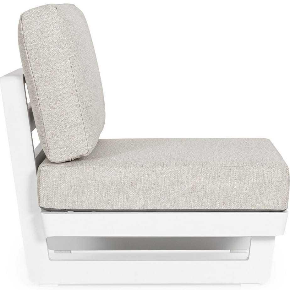 mutoni Chaise de jardin modulable Infinity blanc  