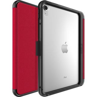 Otterbox  Cover Symmetry Folio Case per iPad 10th gen, antishock e cadute, custodia Folio protettiva sottile, testata a norme MIL-STD 810G, Rosso 