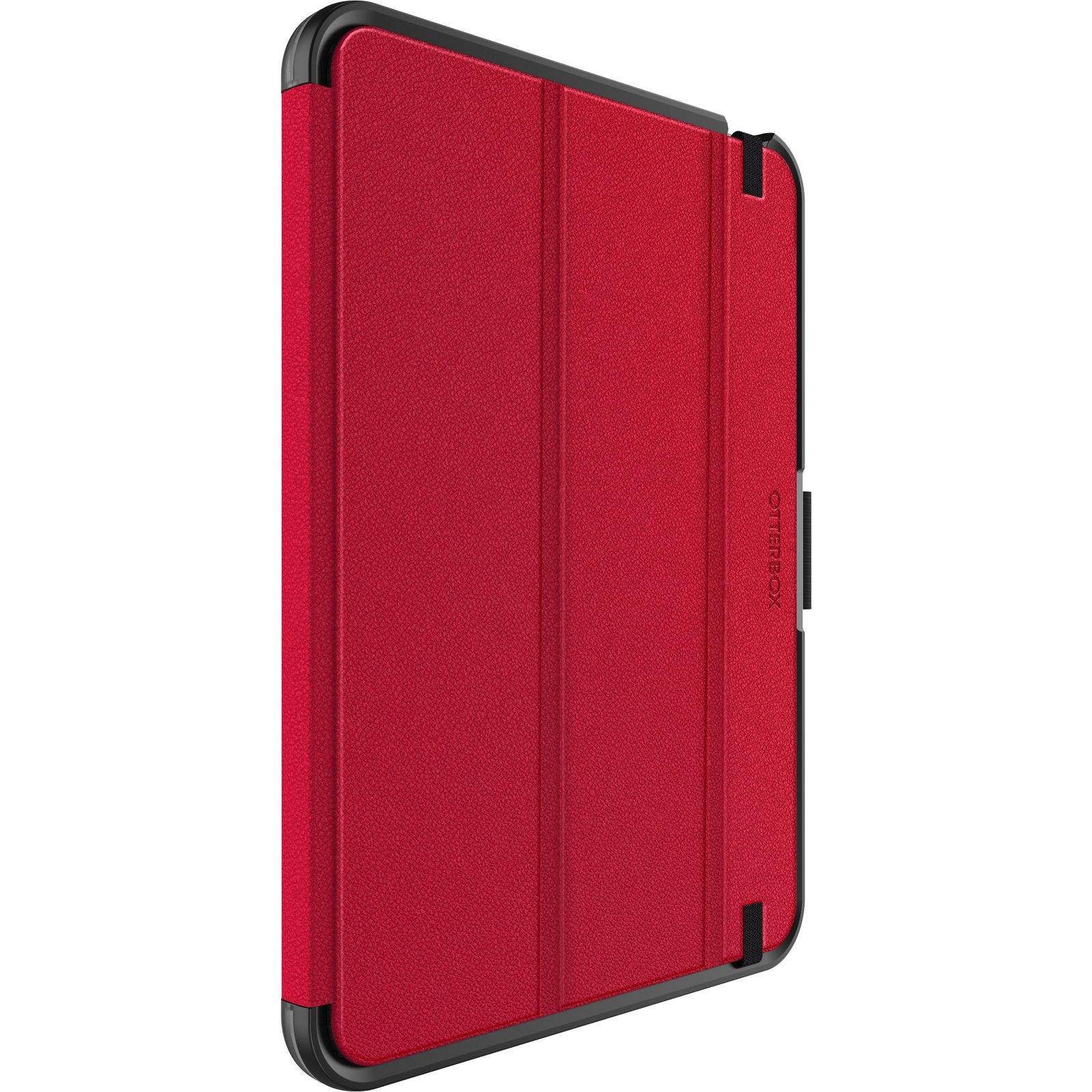 Otterbox  Symmetry Folio Hülle für iPad 10th gen, stoßfeste, sturzsichere, dünne Schutzhülle, nach Militärstandard getestet, Rot 