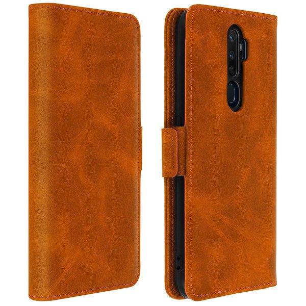 Avizar  Custodia Flip Oppo A9 / A5 2020 Camel 