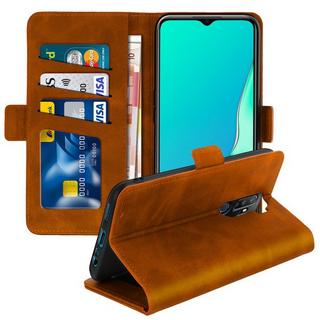 Avizar  Custodia Flip Oppo A9 / A5 2020 Camel 