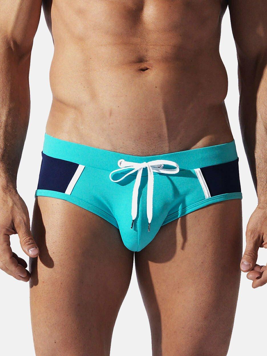 Image of Badehose Contrast Herren Blau S