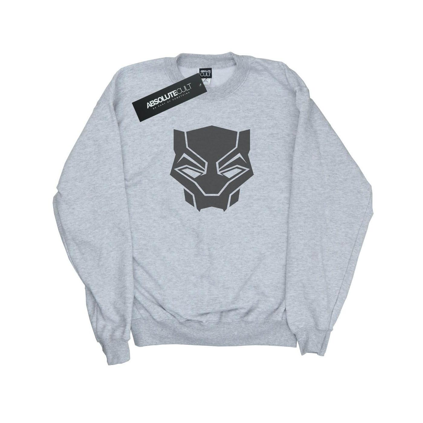 Image of Black Panther Black On Black Sweatshirt Jungen Grau 128